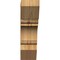 Ekena Millwork Olympic Slat Rough Sawn Bracket, Western Red Cedar, 4"W x 14"D x 14"H BKT04X14X14OLY06RWR - alternate 3